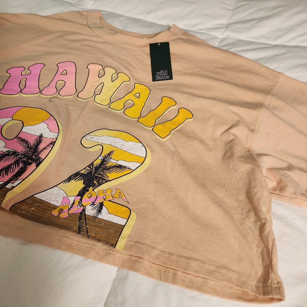 NWT women's crop shirt - Picture 2 of 5